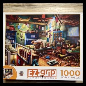 "Attic Treasures" 34X23.5 - 1000 Larger EZ-Grip Pieces Masterpiece Puzzle #51332